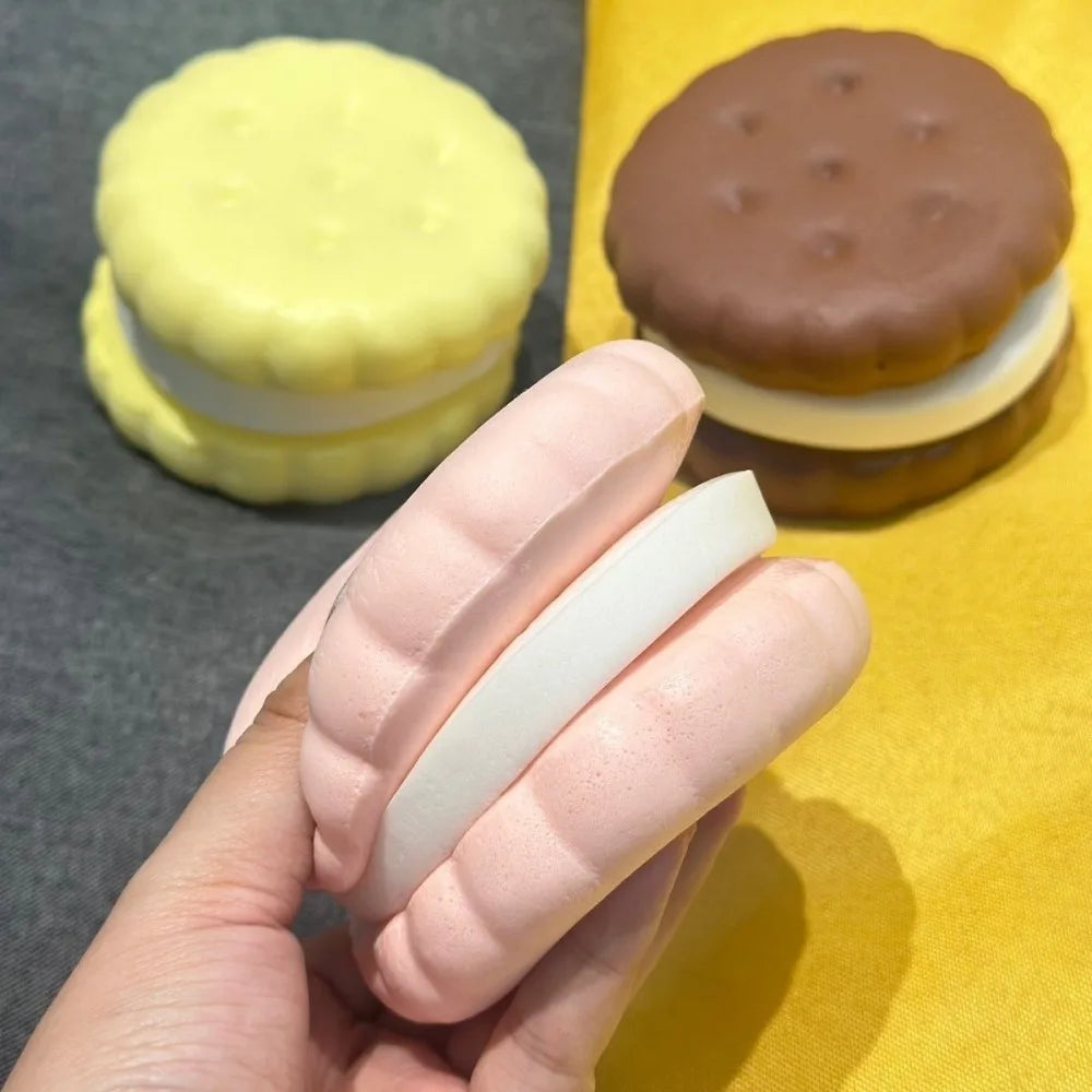 Squishy Simulated Cake Squeeze Toy Stress Relief Slow Rising  Sensory Fidget for Anxiety ADHD Autism Gifts Kids Adults ASMR Fun